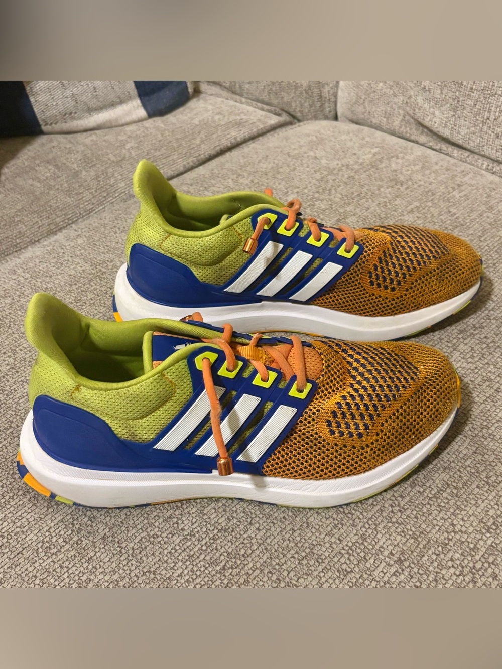 adidas Kids Sneakers Orange, Green, Blue size 6